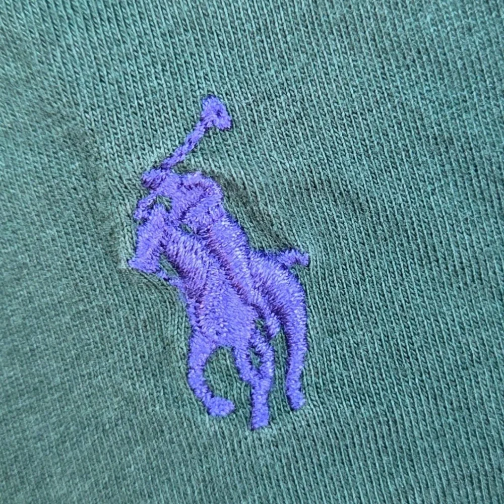 Polo Ralph Lauren V-Neck T-Shirt Mens XXL Short Sleeve Pony Logo Forest Green
